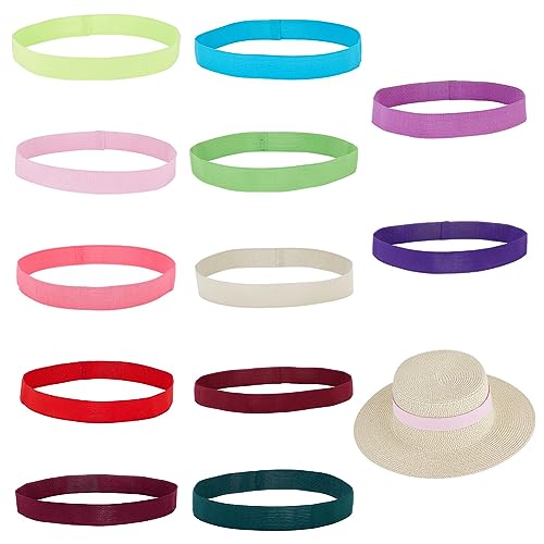 OLYCRAFT 12 Stück Dehnbare Hutbänder 25mm Breit Panama Hutband Western Cowboy Hutband Flaches Elastisches Hutband Strohhut Dekoration Für Damen Und Herren Strohhut Zubehör OLYCRAFT 12 Stück Dehnbare Hutbänder 25mm Breit Panama Hutband Western Cowboy Hutband Flaches Elastisches Hutband Strohhut Dekoration Für Damen Und Herren Strohhut Zubehör von OLYCRAFT
