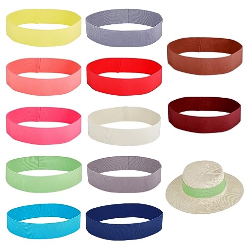 OLYCRAFT 12 Stück Dehnbare Hutbänder 3.5~4cm Breit Panama Hutband Western Cowboy Hutband Flaches Elastisches Hutband Strohhut Dekoration Für Damen Und Herren Strohhut Zubehör OLYCRAFT 12 Stück Dehnbare Hutbänder 3.5~4cm Breit Panama Hutband Western Cowboy Hutband Flaches Elastisches Hutband Strohhut Dekoration Für Damen Und Herren Strohhut Zubehör von OLYCRAFT