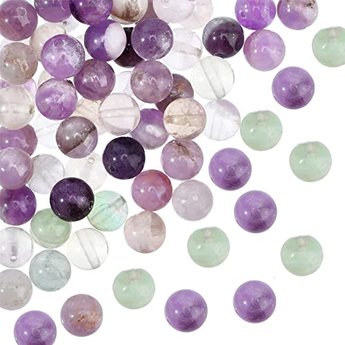 OLYCRAFT 126 Stück Natürliche Lila Fluorit Perlen 6~6.4mm Ungefärbte Energieperlen Runde Lose Edelsteinperlen Für Die Herstellung von Armbändern Halsketten Und Schmuck OLYCRAFT 126 Stück Natürliche Lila Fluorit Perlen 6~6.4mm Ungefärbte Energieperlen Runde Lose Edelsteinperlen Für Die Herstellung von Armbändern Halsketten Und Schmuck von OLYCRAFT