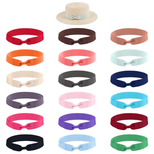 OLYCRAFT 18 Stück Dehnbare Hutbänder Modische Fliege Hutbänder Dehnbares Stirnband Aus Wildlederimitat Elastisches Band Stirnband Für Damen Und Herren Cowboy Westernkostüm Kopfbedeckungszubehör OLYCRAFT 18 Stück Dehnbare Hutbänder Modische Fliege Hutbänder Dehnbares Stirnband Aus Wildlederimitat Elastisches Band Stirnband Für Damen Und Herren Cowboy Westernkostüm Kopfbedeckungszubehör von OLYCRAFT