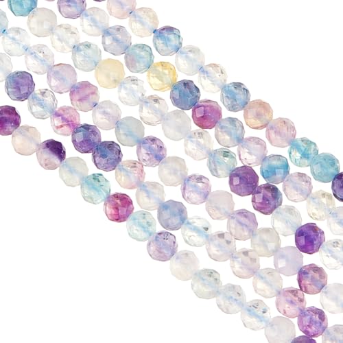 OLYCRAFT 192 Stück 4mm Natürliche Fluorit Perlen Facettierter Natürlicher Fluorit Stein Natürliche Regenbogen Fluorit Perlen Edelstein Perlen Für Halsketten Schmuckherstellung - Loch: 0.5mm OLYCRAFT 192 Stück 4mm Natürliche Fluorit Perlen Facettierter Natürlicher Fluorit Stein Natürliche Regenbogen Fluorit Perlen Edelstein Perlen Für Halsketten Schmuckherstellung - Loch: 0.5mm von OLYCRAFT