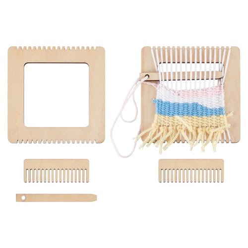 OLYCRAFT 2 Sets Quadratischer Webstuhl Aus Holz 12x12cm Handgefertigtes Webstuhl Set Für Anfänger Webstühle Aus Holz Gekerbter Webstuhlkorb Für Anfänger Und Liebhaber Häkel Strick OLYCRAFT 2 Sets Quadratischer Webstuhl Aus Holz 12x12cm Handgefertigtes Webstuhl Set Für Anfänger Webstühle Aus Holz Gekerbter Webstuhlkorb Für Anfänger Und Liebhaber Häkel Strick von OLYCRAFT