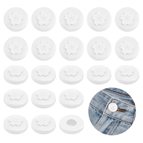 OLYCRAFT 20 Stück Weißes Knopfabdeckungs Set Geeignet Für 17-20mm Große Hemdknöpfe Knopfabdeckung Aus Silikon Verhindert Hemdlöcher Für Jeansknöpfe Nähset Ersatz Für Hemden Jeans Manschettenknöpfe OLYCRAFT 20 Stück Weißes Knopfabdeckungs Set Geeignet Für 17-20mm Große Hemdknöpfe Knopfabdeckung Aus Silikon Verhindert Hemdlöcher Für Jeansknöpfe Nähset Ersatz Für Hemden Jeans Manschettenknöpfe von OLYCRAFT
