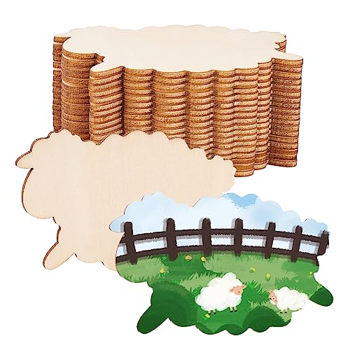 OLYCRAFT 20 Stück unlackierte Holz-Schaf-Blanko-Holzscheiben, 8,9 cm, Schaf-Holzstücke, unlackierte Blanko-Scheiben, natürliche Holzausschnitte für DIY-Projekte, Malerei, Zeichnen, Zuhause, Party, OLYCRAFT 20 Stück unlackierte Holz-Schaf-Blanko-Holzscheiben, 8,9 cm, Schaf-Holzstücke, unlackierte Blanko-Scheiben, natürliche Holzausschnitte für DIY-Projekte, Malerei, Zeichnen, Zuhause, Party, von OLYCRAFT
