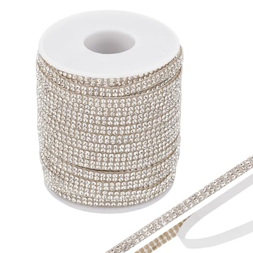 OLYCRAFT 20 m Selbstklebendes Kristall Strassband Kristallharz Strassstreifen Bling Diamant Strassstreifen Aufkleber 2 Reihen Zum Basteln Stoff DIY Event Auto Schuhe Dekoration OLYCRAFT 20 m Selbstklebendes Kristall Strassband Kristallharz Strassstreifen Bling Diamant Strassstreifen Aufkleber 2 Reihen Zum Basteln Stoff DIY Event Auto Schuhe Dekoration von OLYCRAFT