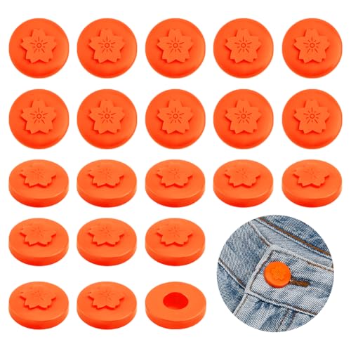 OLYCRAFT 20 orangefarbenes Knopfabdeckungs Set Geeignet Für 18mm Große Hemdknöpfe Knopfabdeckung Aus Silikon Verhindert Hemdlöcher Für Jeansknöpfe Nähset Ersatz Für Hemden Jeans Manschettenknöpfe OLYCRAFT 20 orangefarbenes Knopfabdeckungs Set Geeignet Für 18mm Große Hemdknöpfe Knopfabdeckung Aus Silikon Verhindert Hemdlöcher Für Jeansknöpfe Nähset Ersatz Für Hemden Jeans Manschettenknöpfe von OLYCRAFT