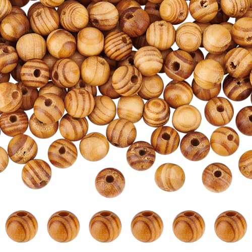 OLYCRAFT 200 Stück 12mm Natürliche Holzperlen Rund Lose Abstandshalter Braune Makramee Perlen Aus Holz 3mm Loch Unbehandeltes Holz Bemalte Perlen Für Armbänder Schmuckherstellung Haare OLYCRAFT 200 Stück 12mm Natürliche Holzperlen Rund Lose Abstandshalter Braune Makramee Perlen Aus Holz 3mm Loch Unbehandeltes Holz Bemalte Perlen Für Armbänder Schmuckherstellung Haare von OLYCRAFT