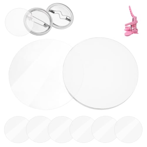 OLYCRAFT 200 Stück 70mm Buttonfolie Für 58mm Buttonmaker Maschine Transparente Button Schutzfolie Transparente Folie Für Runde Buttonknöpfe DIY Kunsthandwerksbedarf Für Buttonmaker OLYCRAFT 200 Stück 70mm Buttonfolie Für 58mm Buttonmaker Maschine Transparente Button Schutzfolie Transparente Folie Für Runde Buttonknöpfe DIY Kunsthandwerksbedarf Für Buttonmaker von OLYCRAFT