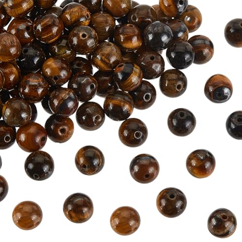 OLYCRAFT 200 Stück 8mm Natürliche Tigerauge Perlen Runde Edelstein Perlen Braun Tigerit Perlen zum Auffädeln Lose Edelstein Perlen Energiestein mit 1mm Loch Für Armband Halskette Schmuckherstellung OLYCRAFT 200 Stück 8mm Natürliche Tigerauge Perlen Runde Edelstein Perlen Braun Tigerit Perlen zum Auffädeln Lose Edelstein Perlen Energiestein mit 1mm Loch Für Armband Halskette Schmuckherstellung von OLYCRAFT