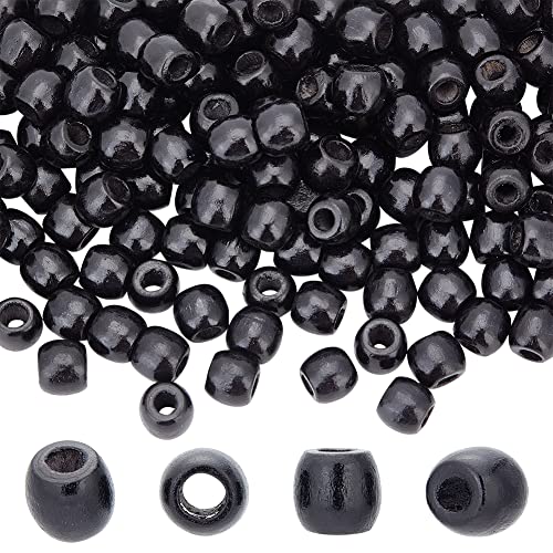OLYCRAFT 200 Stück Schwarze Holzperlen 12x11 mm Großes Loch Holzperlen Naturgefärbte Schwarze Holzperlen Fass Holzperlen Holzperlen Mit 4.5~5 mm Loch Für DIY Handwerk Schmuckherstellung OLYCRAFT 200 Stück Schwarze Holzperlen 12x11 mm Großes Loch Holzperlen Naturgefärbte Schwarze Holzperlen Fass Holzperlen Holzperlen Mit 4.5~5 mm Loch Für DIY Handwerk Schmuckherstellung von OLYCRAFT