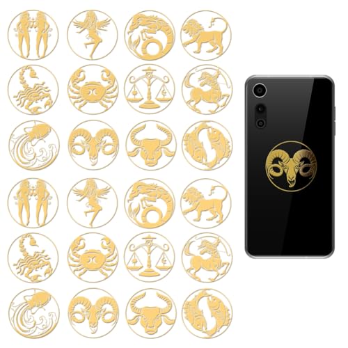 OLYCRAFT 24 Stück Goldene Metallaufkleber 4x4cm 12 Sternbilder Goldener Aufkleber Sternbild Thema Selbstklebende Aufkleber Metall Bastelaufkleber Für DIY Scrapbooking Kunstharz Dekoration OLYCRAFT 24 Stück Goldene Metallaufkleber 4x4cm 12 Sternbilder Goldener Aufkleber Sternbild Thema Selbstklebende Aufkleber Metall Bastelaufkleber Für DIY Scrapbooking Kunstharz Dekoration von OLYCRAFT