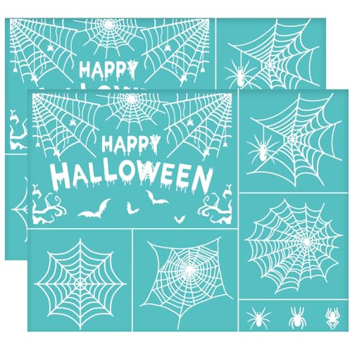 OLYCRAFT 2Pcs 28x22cm Spinne Selbst Adhesive Silk Screen Printing Stencil Mesh Stencils Halloween Thema Wiederverwendbare Mesh Schablonenübertragung Zum Selbermalen von T Shirt Stoffen OLYCRAFT 2Pcs 28x22cm Spinne Selbst Adhesive Silk Screen Printing Stencil Mesh Stencils Halloween Thema Wiederverwendbare Mesh Schablonenübertragung Zum Selbermalen von T Shirt Stoffen von OLYCRAFT