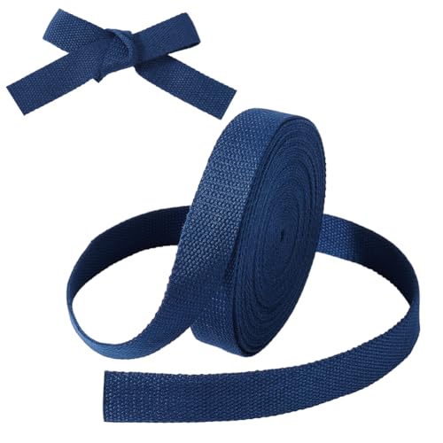OLYCRAFT 3 Rolle 27 m Polycotton Gurtband 25mm Dick Blaues Näh Twillband Polycotton Band Flache Gurtbandrolle Für Die Herstellung von Taschen Nähen Heimwerken Basteln Outdoor Zubehör OLYCRAFT 3 Rolle 27 m Polycotton Gurtband 25mm Dick Blaues Näh Twillband Polycotton Band Flache Gurtbandrolle Für Die Herstellung von Taschen Nähen Heimwerken Basteln Outdoor Zubehör von OLYCRAFT