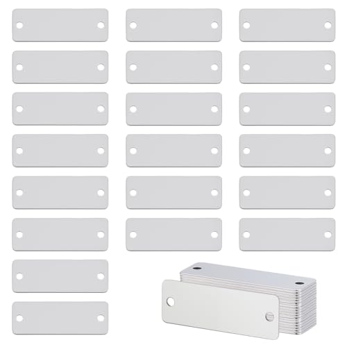 OLYCRAFT 30 Packung Mit 304 Blanko Etiketten Aus Edelstahl Mit Vorgebohrten Löchern 5x1.8cm Große Metall Stanzrohlinge DIY Stanzrohlinge Rechteckiges Metall Etikett Für Heimwerker Handwerk OLYCRAFT 30 Packung Mit 304 Blanko Etiketten Aus Edelstahl Mit Vorgebohrten Löchern 5x1.8cm Große Metall Stanzrohlinge DIY Stanzrohlinge Rechteckiges Metall Etikett Für Heimwerker Handwerk von OLYCRAFT