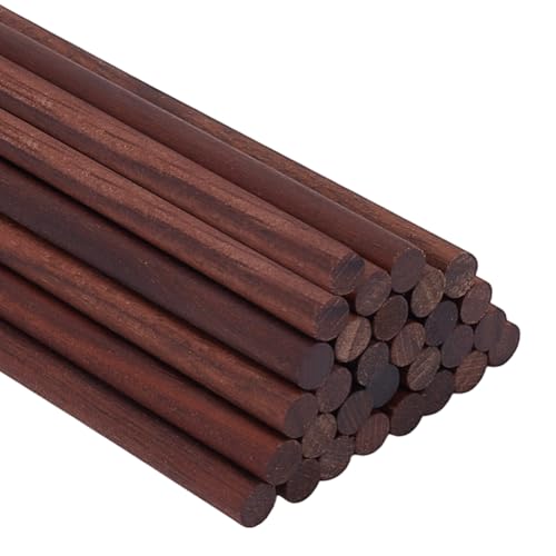 OLYCRAFT 30 Stück Walnuss Holzdübelstangen 15cm Lang Walnussholz Rundstäbe 6mm Braune Holzdübelstangen Zum Basteln Unbehandelte Holz Rundstäbe Für Die Holzbearbeitung Handgefertigtes Zubehör OLYCRAFT 30 Stück Walnuss Holzdübelstangen 15cm Lang Walnussholz Rundstäbe 6mm Braune Holzdübelstangen Zum Basteln Unbehandelte Holz Rundstäbe Für Die Holzbearbeitung Handgefertigtes Zubehör von OLYCRAFT