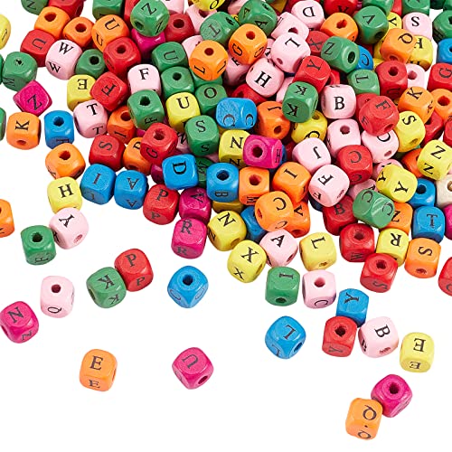 OLYCRAFT 300pcs Bunte Alphabet Holzperlen 10mm Quadratischer Würfel Buchstabenperlen Zufällig Gemischte Buchstaben Gefärbte Holzperlen mit Alphabet für Schmuckherstellung DIY Handwerk OLYCRAFT 300pcs Bunte Alphabet Holzperlen 10mm Quadratischer Würfel Buchstabenperlen Zufällig Gemischte Buchstaben Gefärbte Holzperlen mit Alphabet für Schmuckherstellung DIY Handwerk von OLYCRAFT