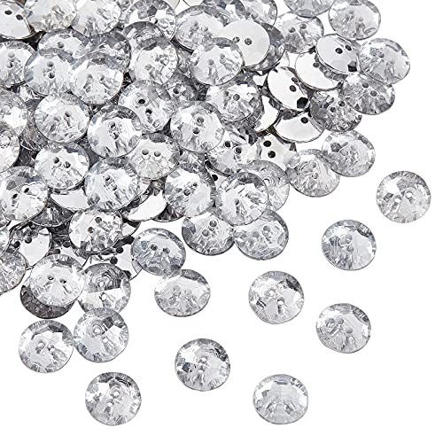OLYCRAFT 300pcs Facettierte Silberknöpfe 2-Loch Acryl Strass Kristallknöpfe 15mm Nähknöpfe Für Tücher Schmuckherstellung Und Heimwerken OLYCRAFT 300pcs Facettierte Silberknöpfe 2-Loch Acryl Strass Kristallknöpfe 15mm Nähknöpfe Für Tücher Schmuckherstellung Und Heimwerken von OLYCRAFT
