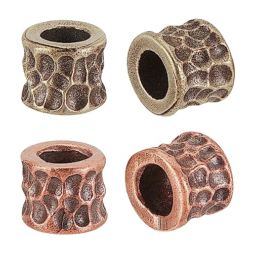 OLYCRAFT 4 Stück 2 Farben Barrel mit Meteor Krater Paracord Perlen 6mm Loch Messing Europäischen Perlen große Loch Perlen DIY Schmuck Charms für Armband Halskette Schmuck machen DIY Paracord Zubehör OLYCRAFT 4 Stück 2 Farben Barrel mit Meteor Krater Paracord Perlen 6mm Loch Messing Europäischen Perlen große Loch Perlen DIY Schmuck Charms für Armband Halskette Schmuck machen DIY Paracord Zubehör von OLYCRAFT