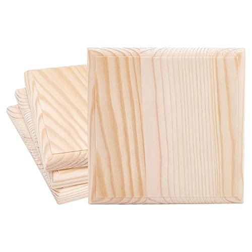 OLYCRAFT 4 Stück Natürliche Quadrate Holztafeln 120 x 120mm Unbehandelter Holzsockel Kiefernholztafel Holzquadrate für DIY Bastelprojekte Gravur Schnitzerei Heimdekorationen OLYCRAFT 4 Stück Natürliche Quadrate Holztafeln 120 x 120mm Unbehandelter Holzsockel Kiefernholztafel Holzquadrate für DIY Bastelprojekte Gravur Schnitzerei Heimdekorationen von OLYCRAFT