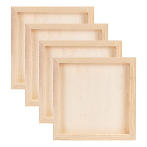 OLYCRAFT 4 stücke Holz Leinwandbretter 19.8x19.8cm Quadrat Unvollendete Holz Wiege Malerei Panel Boards Für Ölgemälde, Clay Crafting, Kunst Und Skulpturen OLYCRAFT 4 stücke Holz Leinwandbretter 19.8x19.8cm Quadrat Unvollendete Holz Wiege Malerei Panel Boards Für Ölgemälde, Clay Crafting, Kunst Und Skulpturen von OLYCRAFT