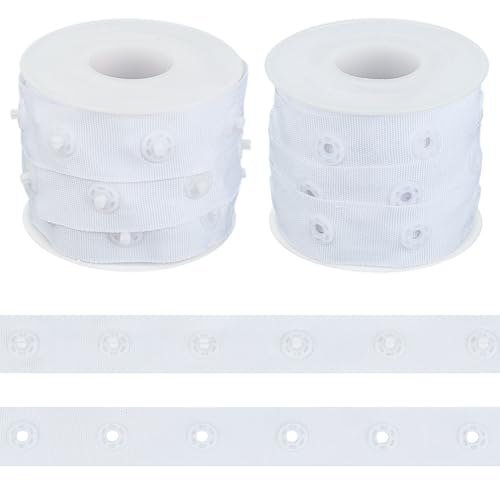 OLYCRAFT 4.6 m Weißes Druckknopfband 18mm Breit Zum Nähen Druckknöpfe Aus Polyester Zum Aufstecken Ersatz Nähbänder Für Stoffverschlüsse Bekleidungsherstellung DIY Projekte OLYCRAFT 4.6 m Weißes Druckknopfband 18mm Breit Zum Nähen Druckknöpfe Aus Polyester Zum Aufstecken Ersatz Nähbänder Für Stoffverschlüsse Bekleidungsherstellung DIY Projekte von OLYCRAFT