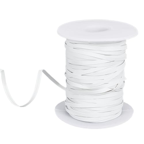 OLYCRAFT 45.7 m Gummi Bademode Gummiband Zum Nähen 3mm Breit Weiß Flaches Schwimmgummiband Gummi Elastikband Zum Nähen Elastisches PVC Synthetikgummiband Zum Nähen Bademoden Zubehör Basteln OLYCRAFT 45.7 m Gummi Bademode Gummiband Zum Nähen 3mm Breit Weiß Flaches Schwimmgummiband Gummi Elastikband Zum Nähen Elastisches PVC Synthetikgummiband Zum Nähen Bademoden Zubehör Basteln von OLYCRAFT