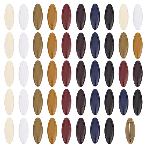 OLYCRAFT 48 Stück Schal Sicherheitsnadeln Kunststoff Brosche Hohle Ovale Hijab Nadeln Kopftuch Dekorationsnadel Sicherheitsverriegelung Für Frauen Muslimische Schal Kleidung - 8 Farben OLYCRAFT 48 Stück Schal Sicherheitsnadeln Kunststoff Brosche Hohle Ovale Hijab Nadeln Kopftuch Dekorationsnadel Sicherheitsverriegelung Für Frauen Muslimische Schal Kleidung - 8 Farben von OLYCRAFT