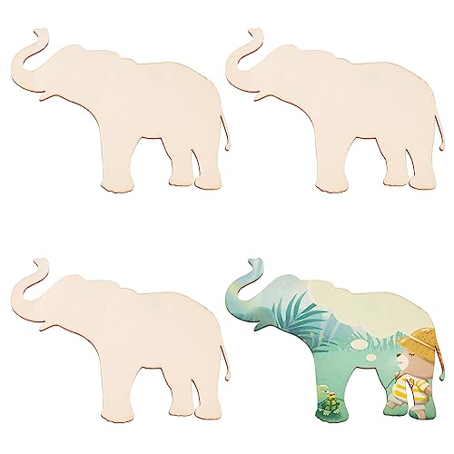 OLYCRAFT 4Pcs Unfinished Wood Pieces 155x114mm Elephant Wood Pieces Elephant Cutout Unfinished Wood Undyed Wood Elephant Slices Blank Wood Slices for DIY Crafts Wall Decoration Pendants OLYCRAFT 4Pcs Unfinished Wood Pieces 155x114mm Elephant Wood Pieces Elephant Cutout Unfinished Wood Undyed Wood Elephant Slices Blank Wood Slices for DIY Crafts Wall Decoration Pendants von OLYCRAFT