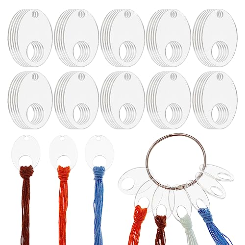 OLYCRAFT 50 Stück Transparente Acryl Spulen Mit Scharnierring Ovale Acryl Spulen Kreuzstich Profilspulen Nähgarn Aufwickelgarn Spulen Organizer Für Nähaufbewahrung DIY Handwerk OLYCRAFT 50 Stück Transparente Acryl Spulen Mit Scharnierring Ovale Acryl Spulen Kreuzstich Profilspulen Nähgarn Aufwickelgarn Spulen Organizer Für Nähaufbewahrung DIY Handwerk von OLYCRAFT