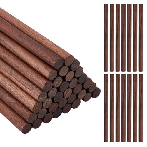 OLYCRAFT 50 Stück Walnuss Holzdübelstangen 15cm Lang Walnussholz Rundstäbe 10mm Braune Holzdübelstangen Zum Basteln Unbehandelte Holz Rundstäbe Für Die Holzbearbeitung Handgefertigtes Zubehör OLYCRAFT 50 Stück Walnuss Holzdübelstangen 15cm Lang Walnussholz Rundstäbe 10mm Braune Holzdübelstangen Zum Basteln Unbehandelte Holz Rundstäbe Für Die Holzbearbeitung Handgefertigtes Zubehör von OLYCRAFT