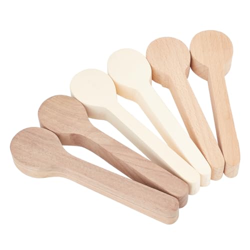 OLYCRAFT 6 Stück Holzlöffel-Schnitzform - 3 Farben, BPA-frei, Holz, Löffel OLYCRAFT 6 Stück Holzlöffel-Schnitzform - 3 Farben, BPA-frei, Holz, Löffel von OLYCRAFT