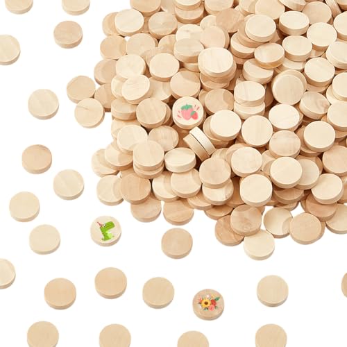 OLYCRAFT 600 Stück Flache Runde Unbehandelte Holzausschnitte 15mm Rundes Leeres Holzschild Naturholz Kreisausschnitte Unbehandelte Runde Naturholzscheiben Für Heimwerker Basteln Malen Gravieren OLYCRAFT 600 Stück Flache Runde Unbehandelte Holzausschnitte 15mm Rundes Leeres Holzschild Naturholz Kreisausschnitte Unbehandelte Runde Naturholzscheiben Für Heimwerker Basteln Malen Gravieren von OLYCRAFT