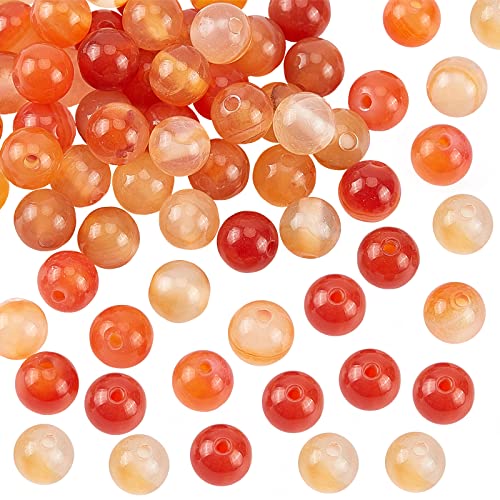 OLYCRAFT 62 Stück Natürliche Rote Achatperlen Stränge 6mm Naturstein Perlen Kristall Energiestein Runde Orange Rote Armband Perlen Für Armbänder Bracelets Mondstein Schmuckherstellung DIY OLYCRAFT 62 Stück Natürliche Rote Achatperlen Stränge 6mm Naturstein Perlen Kristall Energiestein Runde Orange Rote Armband Perlen Für Armbänder Bracelets Mondstein Schmuckherstellung DIY von OLYCRAFT