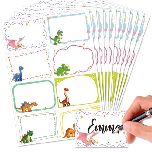 OLYCRAFT 80 Stück/10 Blätter Dinosaurier-Namensschild-Aufkleber 85x60 mm Selbstklebende Namensschilder Blanko Beschreibbares Für Die Dekoration des Bulletinbretts Im Klassenzimmer Oder Büro OLYCRAFT 80 Stück/10 Blätter Dinosaurier-Namensschild-Aufkleber 85x60 mm Selbstklebende Namensschilder Blanko Beschreibbares Für Die Dekoration des Bulletinbretts Im Klassenzimmer Oder Büro von OLYCRAFT