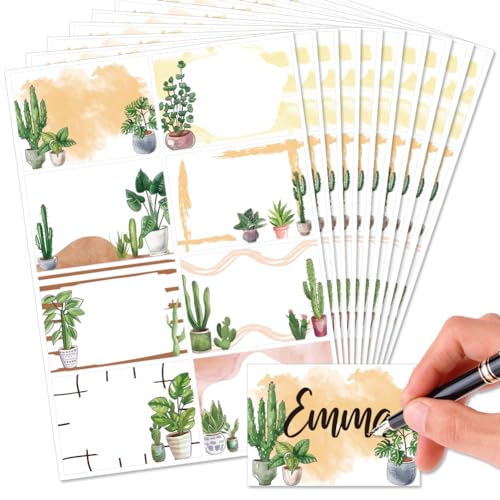 OLYCRAFT 80 Stück/10 Blätter Kaktus-Namensschild-Aufkleber 85x60 mm Selbstklebende Namensschilder Blanko Beschreibbares Namensschild Für Die Dekoration Des Klassenzimmers Büros Pinnwand OLYCRAFT 80 Stück/10 Blätter Kaktus-Namensschild-Aufkleber 85x60 mm Selbstklebende Namensschilder Blanko Beschreibbares Namensschild Für Die Dekoration Des Klassenzimmers Büros Pinnwand von OLYCRAFT