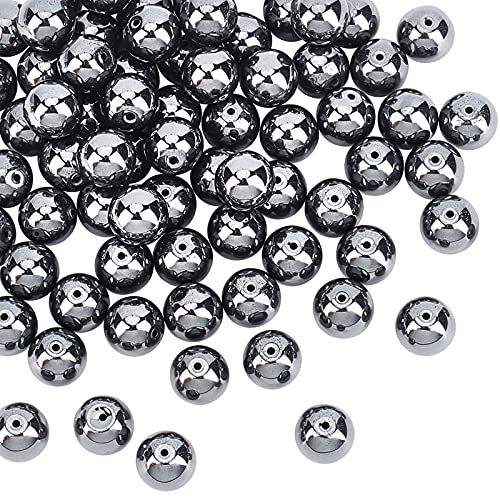 OLYCRAFT 80pcs 10mm Natürliche Hämatitperlen Edelstein Schwarz Runde Lose Perlenstrang Kristall Energiestein Für Halsketten Armbänder Schmuckherstellung DIY Handwerk OLYCRAFT 80pcs 10mm Natürliche Hämatitperlen Edelstein Schwarz Runde Lose Perlenstrang Kristall Energiestein Für Halsketten Armbänder Schmuckherstellung DIY Handwerk von OLYCRAFT