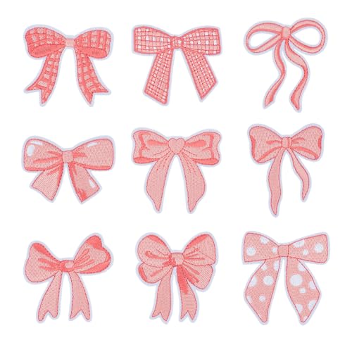 OLYCRAFT 9 Stil Schleife Zum Aufbügeln Mehrere Stile Rosa Schleife Bestickter Aufnäher Mit Schleife Verschiedene Bestickte Aufnäher Zum Aufnähen Für Kleidung Hüte Rucksäcke Jacken DIY Dekoration OLYCRAFT 9 Stil Schleife Zum Aufbügeln Mehrere Stile Rosa Schleife Bestickter Aufnäher Mit Schleife Verschiedene Bestickte Aufnäher Zum Aufnähen Für Kleidung Hüte Rucksäcke Jacken DIY Dekoration von OLYCRAFT
