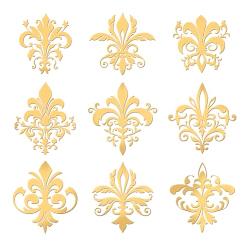 OLYCRAFT 9 Stück 4x4cm Goldene Metall Aufkleber Blumen Aufkleber Selbstklebende Lilien Damast Aufkleber Florale Aufkleber Goldene Epoxid Aufkleber Für DIY Sammelalben Epoxidharz Dekoration OLYCRAFT 9 Stück 4x4cm Goldene Metall Aufkleber Blumen Aufkleber Selbstklebende Lilien Damast Aufkleber Florale Aufkleber Goldene Epoxid Aufkleber Für DIY Sammelalben Epoxidharz Dekoration von OLYCRAFT