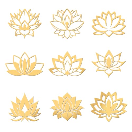 OLYCRAFT 9 Stück 4x4cm Goldene Metall Aufkleber Lotus Buddha Aufkleber Selbstklebende Yoga Aufkleber Religiöse Goldene Epoxid Aufkleber Für DIY Sammelalben Epoxidharz Dekoration OLYCRAFT 9 Stück 4x4cm Goldene Metall Aufkleber Lotus Buddha Aufkleber Selbstklebende Yoga Aufkleber Religiöse Goldene Epoxid Aufkleber Für DIY Sammelalben Epoxidharz Dekoration von OLYCRAFT