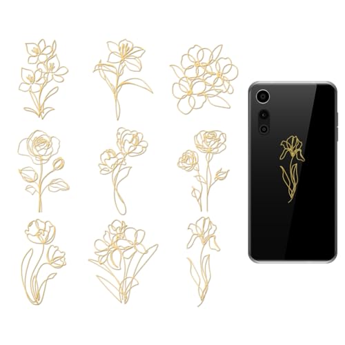 OLYCRAFT 9 Stück 4x4cm Goldene Metallaufkleber Abstrakte Blumen Metallaufkleber Selbstklebende Aufkleber Rosen Lilien Epoxidaufkleber Metallaufkleber Für DIY Scrapbooks Epoxidharz Dekoration OLYCRAFT 9 Stück 4x4cm Goldene Metallaufkleber Abstrakte Blumen Metallaufkleber Selbstklebende Aufkleber Rosen Lilien Epoxidaufkleber Metallaufkleber Für DIY Scrapbooks Epoxidharz Dekoration von OLYCRAFT
