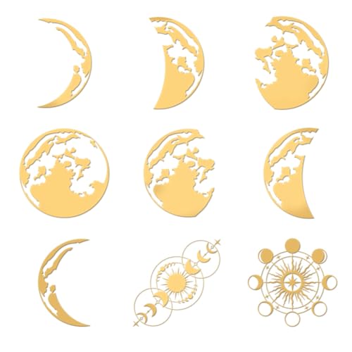 OLYCRAFT 9 Stück 4x4cm Goldene Metallaufkleber Mondphasenaufkleber Selbstklebende Mondaufkleber Fantasy Thema Goldene Epoxidaufkleber Für DIY Sammelalben Epoxidharz Wasserflaschendekoration OLYCRAFT 9 Stück 4x4cm Goldene Metallaufkleber Mondphasenaufkleber Selbstklebende Mondaufkleber Fantasy Thema Goldene Epoxidaufkleber Für DIY Sammelalben Epoxidharz Wasserflaschendekoration von OLYCRAFT