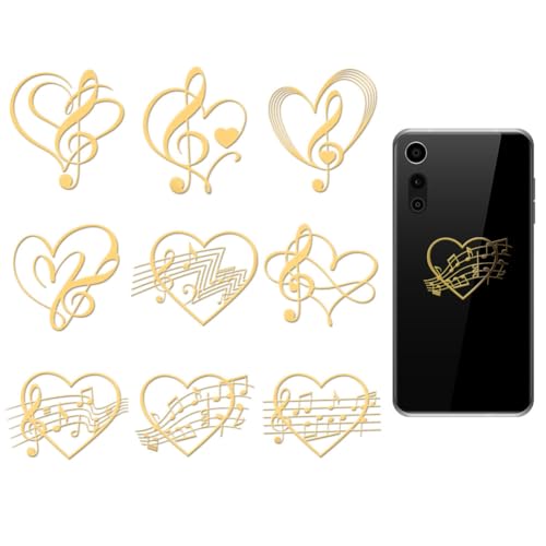 OLYCRAFT 9 Stück 4x4cm Goldene Metallaufkleber Musiknoten Metallaufkleber Herznoten Selbstklebende Aufkleber Musik Epoxidaufkleber Metallaufkleber Für DIY Scrapbooks Epoxidharz Dekoration OLYCRAFT 9 Stück 4x4cm Goldene Metallaufkleber Musiknoten Metallaufkleber Herznoten Selbstklebende Aufkleber Musik Epoxidaufkleber Metallaufkleber Für DIY Scrapbooks Epoxidharz Dekoration von OLYCRAFT