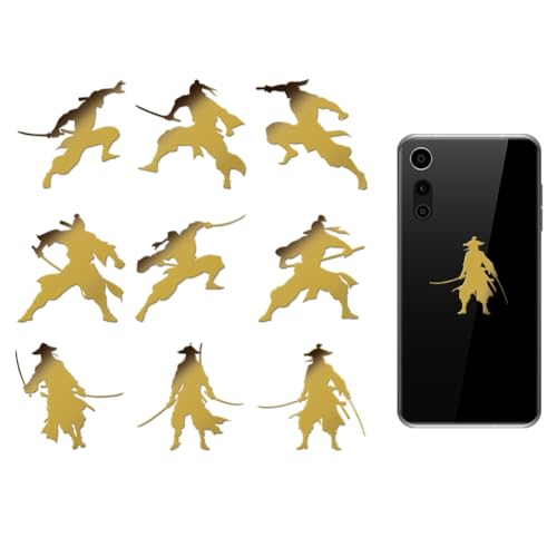 OLYCRAFT 9 Stück 4x4cm Goldene Metallaufkleber Ninja Metallaufkleber Selbstklebende Aufkleber Schwertkämpfer Silhouette Epoxidaufkleber Pyramidenaufkleber Für DIY Scrapbooks Epoxidharz Dekoration OLYCRAFT 9 Stück 4x4cm Goldene Metallaufkleber Ninja Metallaufkleber Selbstklebende Aufkleber Schwertkämpfer Silhouette Epoxidaufkleber Pyramidenaufkleber Für DIY Scrapbooks Epoxidharz Dekoration von OLYCRAFT