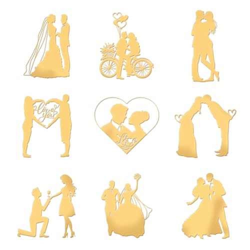 OLYCRAFT 9 Stück 4x4cm Goldene Metallaufkleber Valentinstag Hochzeitsaufkleber Selbstklebende Paarliebhaber Herzaufkleber Goldene Epoxidaufkleber Für DIY Sammelalben Epoxidharz Kunsthandwerk Dekor OLYCRAFT 9 Stück 4x4cm Goldene Metallaufkleber Valentinstag Hochzeitsaufkleber Selbstklebende Paarliebhaber Herzaufkleber Goldene Epoxidaufkleber Für DIY Sammelalben Epoxidharz Kunsthandwerk Dekor von OLYCRAFT