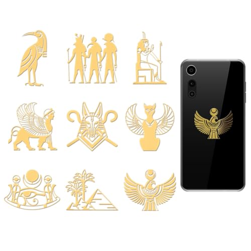 OLYCRAFT 9 Stück 4x4cm Große Aufkleber Mit Ägypten Motiv Goldener Metallaufkleber Sphinx Muster Selbstklebende Dekorative Aufkleber Scrapbook Metallaufkleber Aufkleber Mit Tiermuster OLYCRAFT 9 Stück 4x4cm Große Aufkleber Mit Ägypten Motiv Goldener Metallaufkleber Sphinx Muster Selbstklebende Dekorative Aufkleber Scrapbook Metallaufkleber Aufkleber Mit Tiermuster von OLYCRAFT
