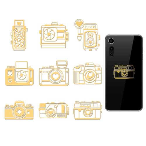 OLYCRAFT 9 Stück 4x4cm Große Kameraaufkleber Goldener Metallaufkleber Selbstklebende Dekorative Aufkleber Scrapbook Rand Metallaufkleber Goldgemusterter Aufkleber Für DIY Harzhandwerk OLYCRAFT 9 Stück 4x4cm Große Kameraaufkleber Goldener Metallaufkleber Selbstklebende Dekorative Aufkleber Scrapbook Rand Metallaufkleber Goldgemusterter Aufkleber Für DIY Harzhandwerk von OLYCRAFT