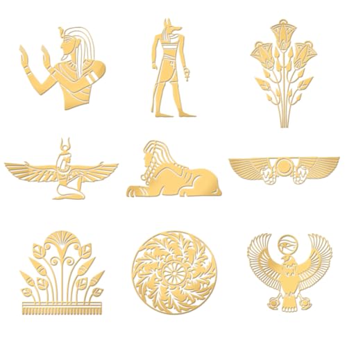 OLYCRAFT 9 Stück 4x4cm Große Sphinx Metallaufkleber Adler Göttin Der Gerechtigkeit Selbstklebende Goldene Aufkleber Ägypten Metall Goldaufkleber Für Sammelalben DIY Kunstharz Wasserflasche Dekor OLYCRAFT 9 Stück 4x4cm Große Sphinx Metallaufkleber Adler Göttin Der Gerechtigkeit Selbstklebende Goldene Aufkleber Ägypten Metall Goldaufkleber Für Sammelalben DIY Kunstharz Wasserflasche Dekor von OLYCRAFT