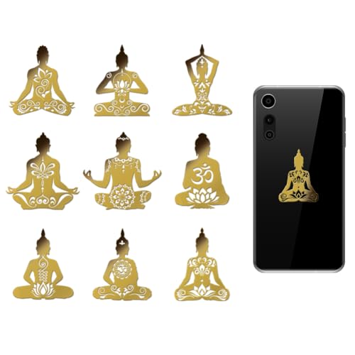 OLYCRAFT 9 Stück 4x4cm Metallaufkleber Lotus Muster Selbstklebende Goldene Aufkleber Yoga Thema Metall Goldaufkleber Für Sammelalben DIY Harzhandwerk Telefondekor OLYCRAFT 9 Stück 4x4cm Metallaufkleber Lotus Muster Selbstklebende Goldene Aufkleber Yoga Thema Metall Goldaufkleber Für Sammelalben DIY Harzhandwerk Telefondekor von OLYCRAFT