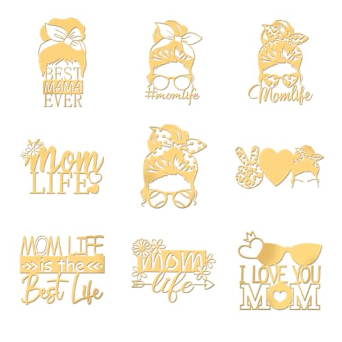OLYCRAFT 9 Stück 4x4cm Muttertags Themenaufkleber Mutterleben Aufkleber Selbstklebende Goldene Metallaufkleber "Beste Mama" Metallaufkleber Für Sammelalben DIY Basteln Telefondekoration OLYCRAFT 9 Stück 4x4cm Muttertags Themenaufkleber Mutterleben Aufkleber Selbstklebende Goldene Metallaufkleber "Beste Mama" Metallaufkleber Für Sammelalben DIY Basteln Telefondekoration von OLYCRAFT