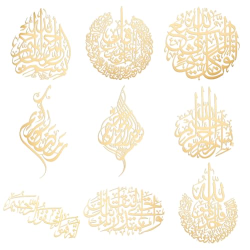 OLYCRAFT 9 Stück 4x4cm Religionsthema Aufkleber Wortmuster Aufkleber Selbstklebende Goldene Aufkleber Goldene Metallaufkleber Für Sammelalben DIY Harz Telefon Und Wasserflaschen Dekoration OLYCRAFT 9 Stück 4x4cm Religionsthema Aufkleber Wortmuster Aufkleber Selbstklebende Goldene Aufkleber Goldene Metallaufkleber Für Sammelalben DIY Harz Telefon Und Wasserflaschen Dekoration von OLYCRAFT